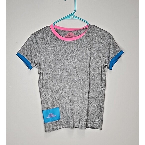 Marc Jacobs the ringer t shirt Gray/Blue Pink Womens Xs EUC - Picture 3 of 6